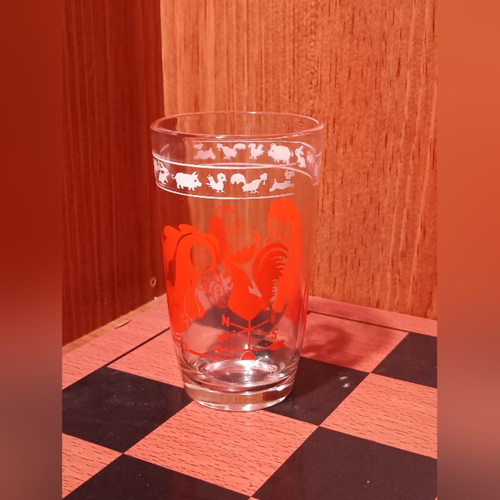 Vintage 1956 Kiddie Cup Kraft Cheese Spread  Swanky Swigs Antique Glass